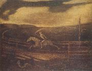 Albert Pinkham Ryder The Race Track oil painting on canvas